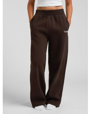Comfrt Cloud Straight Leg Sweatpants - Brown