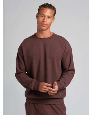 Comfrt Waffle Lounge Long Sleeve - Brown