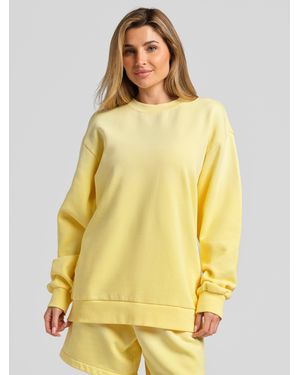 Comfrt Sunwashed Crew Sweatshirt - Yellow
