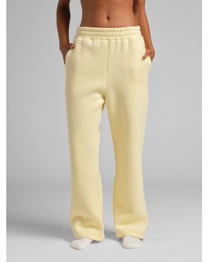 Comfrt Pastel Straight Leg Sweatpants - Yellow