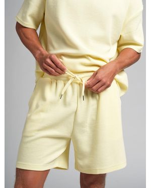 Comfrt Waffle Lounge 7" Short - Yellow