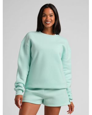 Comfrt Pastel Crew Sweatshirt - Green
