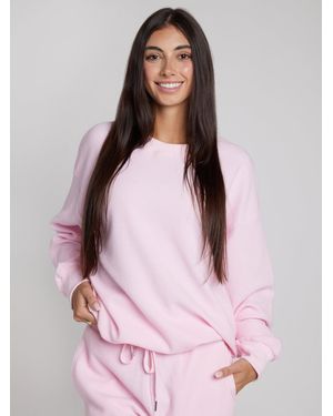 Comfrt Waffle Lounge Long Sleeve - Pink