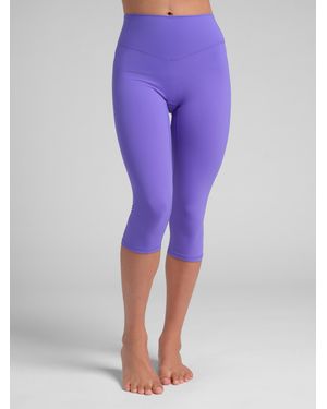 Comfrt Core 2.0 High-Waist Capri 18" - Purple
