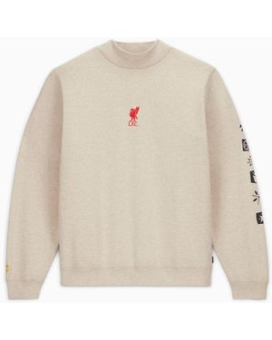 Converse X Lfc Mock Neck Jumper - White