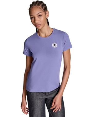 Converse Chuck Taylor Patch T-Shirt Polyester For - Blue