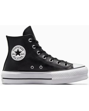 Converse Chuck Taylor All Star Lift Platform Leather - Black