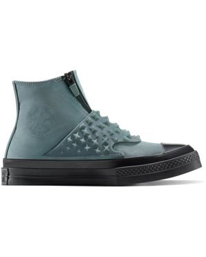 Converse X Chet Lo Chuck 70 Custom License Plate On Left Shoe - Blue