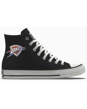 Converse Custom Chuck Taylor All Star NBA By You Grey - Schwarz