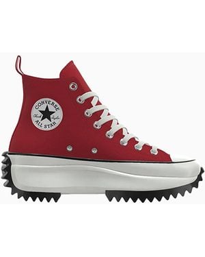 Converse Custom Run Star Hike Platform By You - Red
