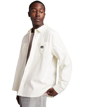 Converse Button-Down Shirt Cotton For - White