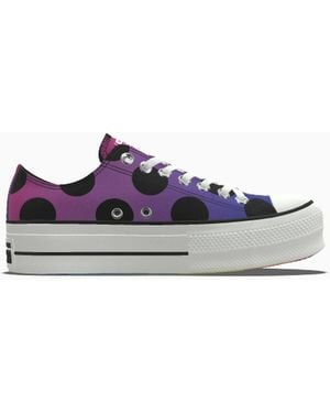 Converse Custom Chuck Taylor All Star Lift Platform Pride By You - Blue