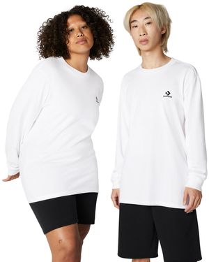 Converse Go-to Embroidered Star Chevron Standard-fit T-shirt - White