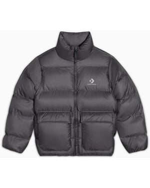 Converse Pocket Puffer Jacket - Grey