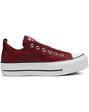 Converse Chuck Taylor All Star Final Frontier plate-forme sans lacets - Rouge