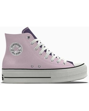 Converse Custom Chuck Taylor All Star Lift Platform By You - Grey