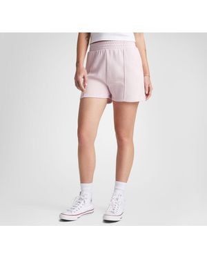 Converse Star Chevron Shorts - Pink