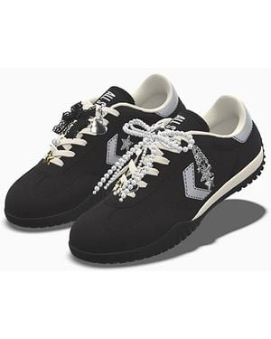 Converse Custom Run Star Sneaker By You Leather - Black