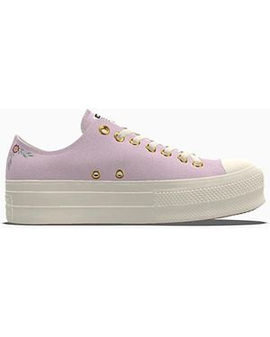 Converse Custom Chuck Taylor All Star Lift Platform By You - White