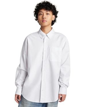 Converse Oxford Shirt 100.0% Cotton For - White