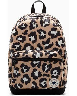 Converse Go 2 Leopard Backpack - Black