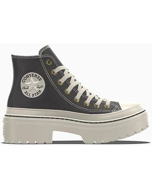 Converse Custom Chuck Taylor All Star Lugged Heel Platform Leather By You - Multicolour