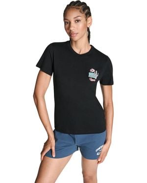 Converse Motel T-Shirt Cotton For - Black