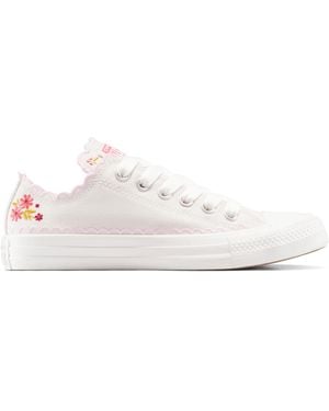 Converse Chuck Taylor All Star Embroidered Flowers Canvas - White