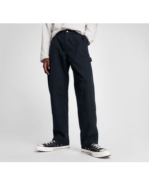 Converse Double Knee Harbor Pants Black - Blau