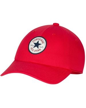 Converse All Star Patch Baseball Hat Polyester - Red