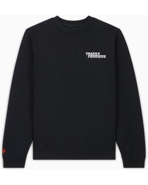 Converse X Transformers Crew Sweatshirt Black - Blau