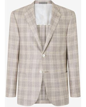 Corneliani Overcheck Jacket - Multicolour