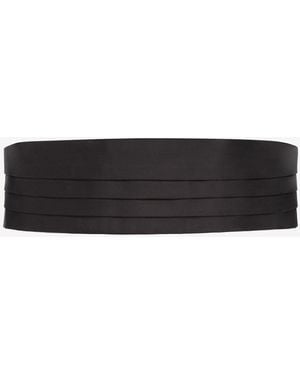 Corneliani Pure Silk Cummerbund - Black