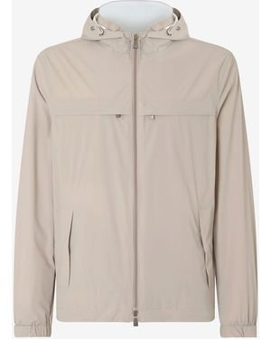 Corneliani Stretch Technical Fabric Jacket - Natural