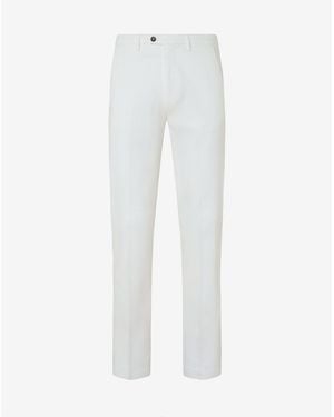 Corneliani Stretch Gabardine Chinos - White