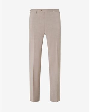 Corneliani 120's Stretch Wool Pants - Gray
