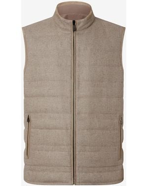 Corneliani Reversible Down Gilet - Brown