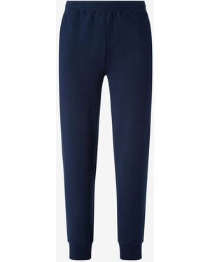 Corneliani Lightweight Fleece Joggers - Blue