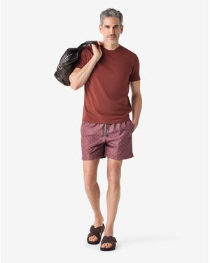 Corneliani Short Swimming Trunks - Red