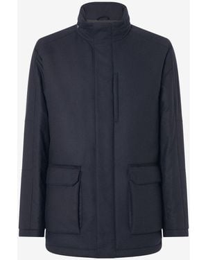 Corneliani Technical Cashmere Field Jacket - Blue