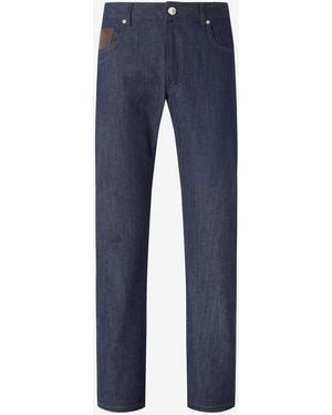Corneliani 11 O.Z. Stretch Cotton Jeans - Blue