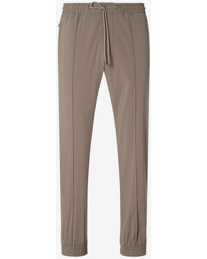 Corneliani Dark Technical Wool Joggers - Grey