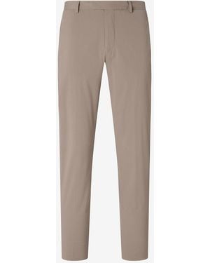 Corneliani Dark Technical Wool Chinos - Natural