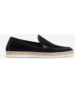 Corneliani Suede Loafers - White