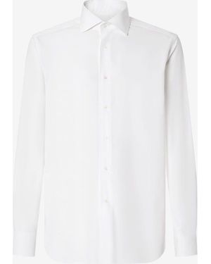 Corneliani Cotton Poplin Shirt - White