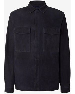 Corneliani Giacca Camicia - Blu