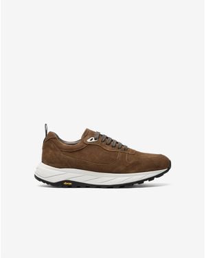 Corneliani Suede Running Shoes - White