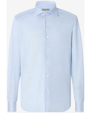 Corneliani Camicia Azzurra - Blu