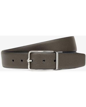 Corneliani And Leather Belt - Brown