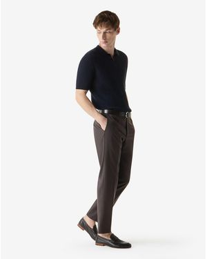 Corneliani 120's Stretch Wool Trousers - Grey